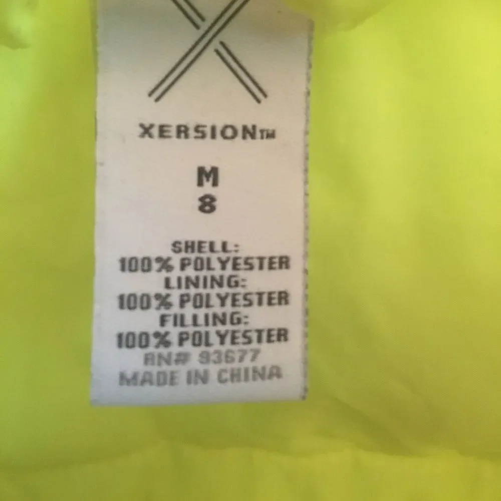 Xersion Neon Puffer Vest